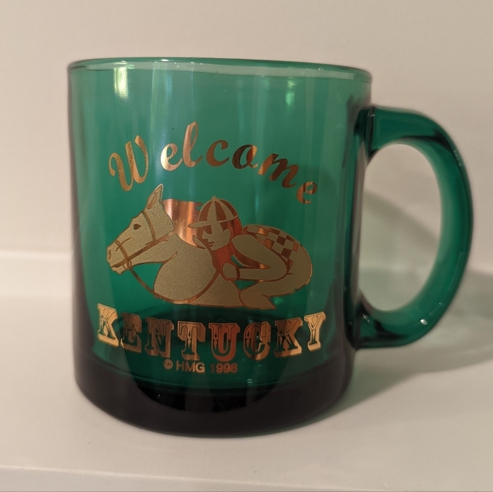 Green Welcome Kentucky Mug